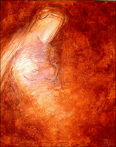 earth-woman - Acryl auf Leinwand / 80 x 100 cm 